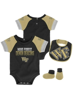 3 Pack Creeper Bodysuit Set 0-18M Outerstuff NCAA Infants Various Teams
